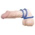 You2Toys Lust Blue 3 - krúžky na penis modré