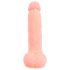 Medical Silicone Dildo - rovné dildo z lékařského silikonu (20 cm) - tělová barva