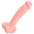 Medical Silicone Dildo - dildo z lékařského silikonu (24 cm) - tělová barva