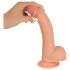 Realistixxx - realistický dildo s přísavkou (22 cm) - přírodní