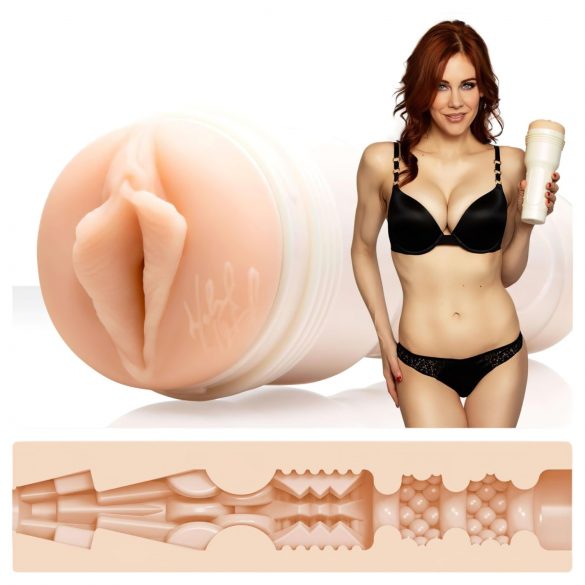 Fleshlight Maitland Ward - realistická umělá vagína (naturální)