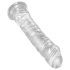 King Cock Clear 8 – přísavkový, velký dildo (20 cm)