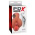 PDX Pick Your Pleasure Stroker - 2in1 - realistický masturbátor (tmavo - přírodní)