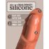 King Cock Elite 6 - připínací, realistické dildo (15 cm) - tmavé