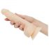 Naked Addiction Thrusting 9 - přírazy vibrátor - přírodní (23 cm)