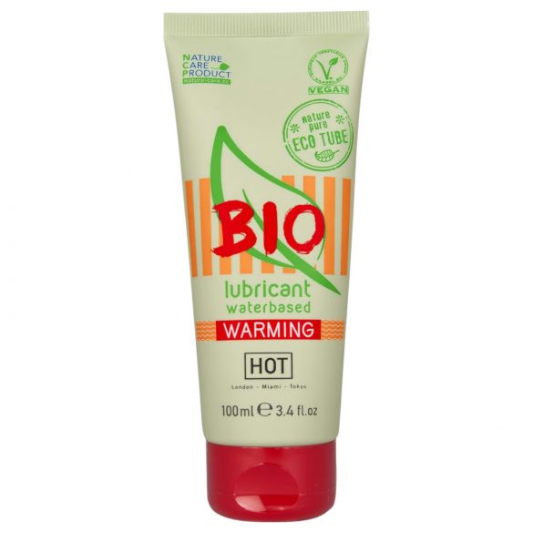 HOT BIO Warming - hřejivý veganský lubrikant na vodní bázi (100 ml)