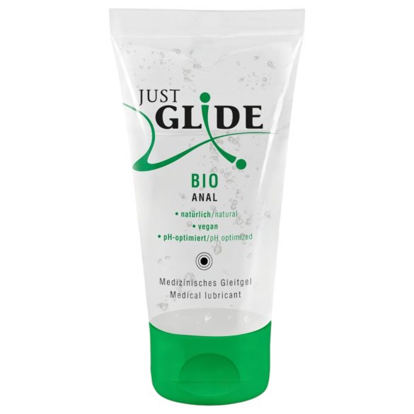 Just Glide Bio ANAL - veganský lubrikační gel na vodní bázi (50 ml)