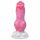 Animalorny Bulldog - psí penis dildo - 17cm (růžová)