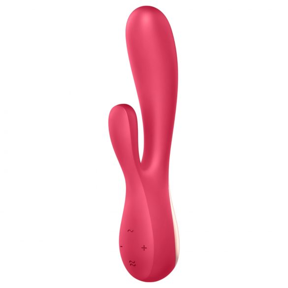 Satisfyer Mono Flex - chytrý vodotěsný vibrátor (červený)