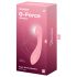 Satisfyer G-Force - akumulátorový, vodotěsný vibrátor na bod G (růžový)