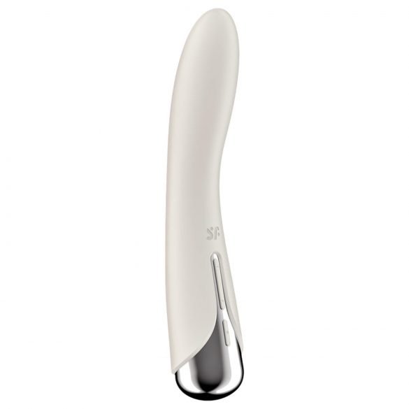 Satisfyer Spinning Vibe 1 - rotační G-bod vibrátor (béžový)