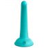 Dillio Curious Five - silikonové dildo s přísavkou (15 cm) - tyrkysové