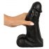 Realistixxx Real Giant - dildo s varlaty - 22 cm (černý)