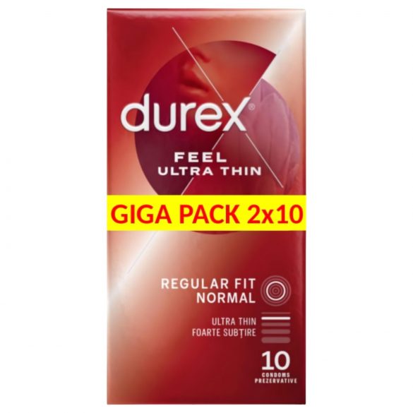 Durex Feel Ultra Thin - ultra realistický kondom (2x10 ks)