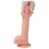 Lovetoy Nature Cock - realistické dildo s přísavkou - 21 cm (přírodní)