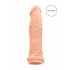 RealRock Penis Sleeve 6 - návlek na penis (17cm) - přírodní barva