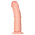 RealRock - realistické dildo s přísavkou - 15,5 cm (přírodní)