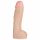 Doc Johnson Vac-U-Lock Hung 12 - realistické varlatové dildo (přírodní)