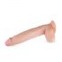 Real Fantasy Dwane - velké realistické dildo s varlaty a přísavkou (31cm) - tělová barva