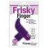 Frisky Finger - vodotěsný prstový vibrátor (fialový)