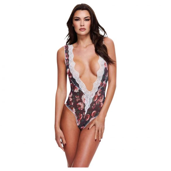 Baci - květinové, krajkové body - M/L